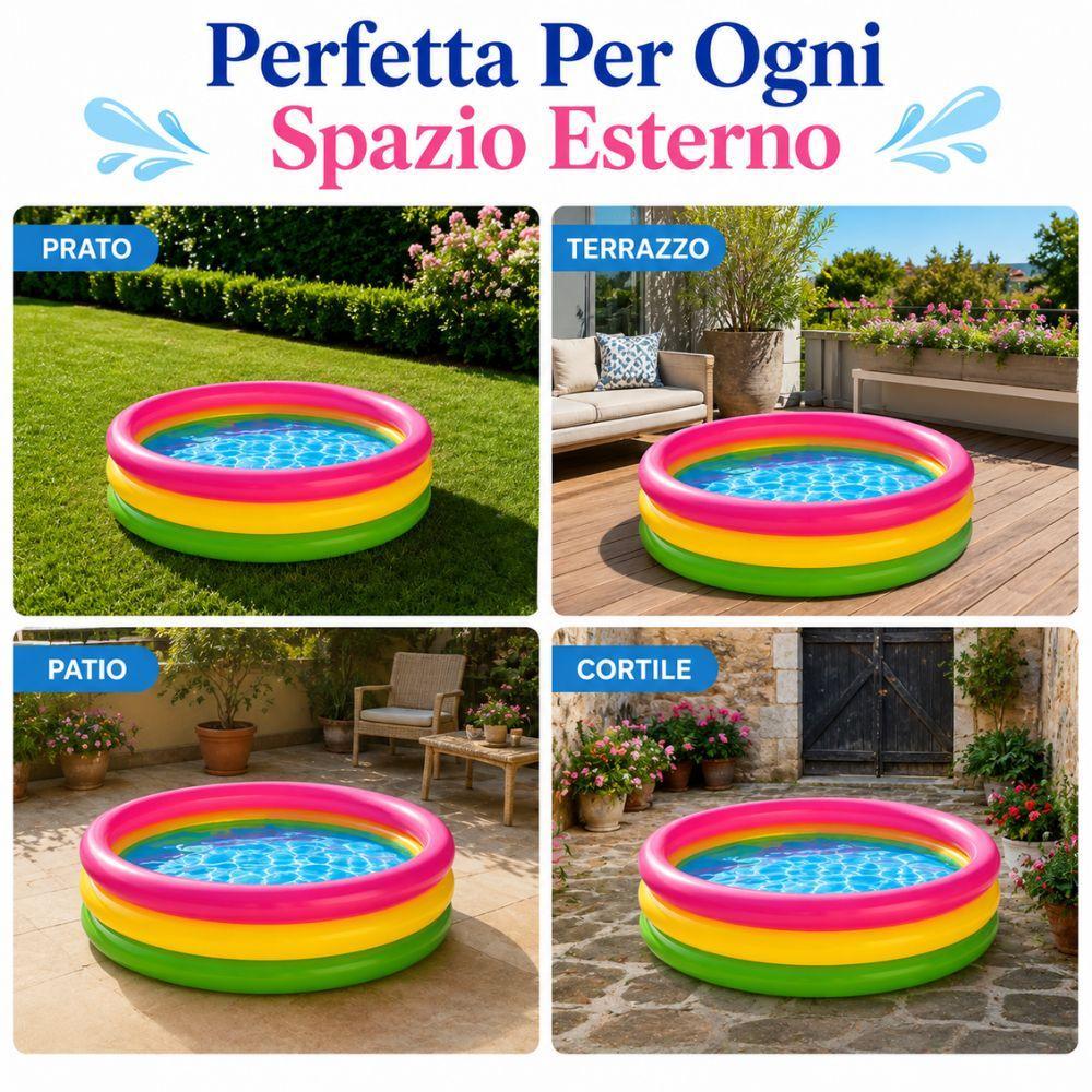  piscina fuori terra per giardino, terrazzo e spazi esterni - foto 4