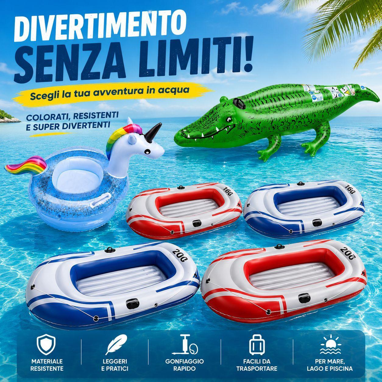  gonfiabili e canotto ideali per mare e piscina - foto 2