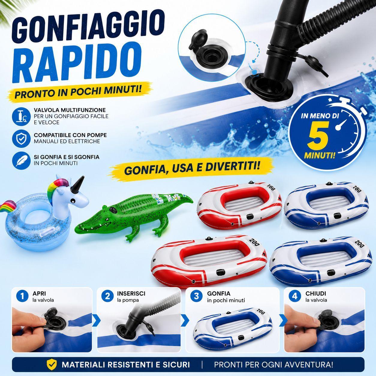  gonfiabili e canotto ideali per mare e piscina - foto 3
