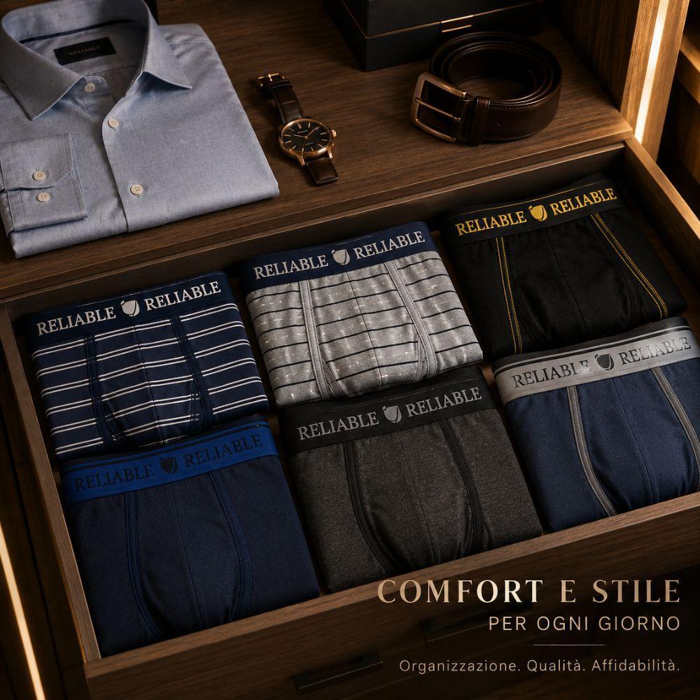 set boxer uomo multipack 6 pz comfort quotidiano - foto 2 set boxer uomo multipack 6 pz comfort quotidiano - foto 2