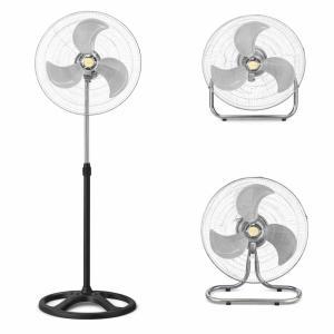 Ventilatore 3 in 1 con oscillazione e 3 velocita da terra, tavolo e parete