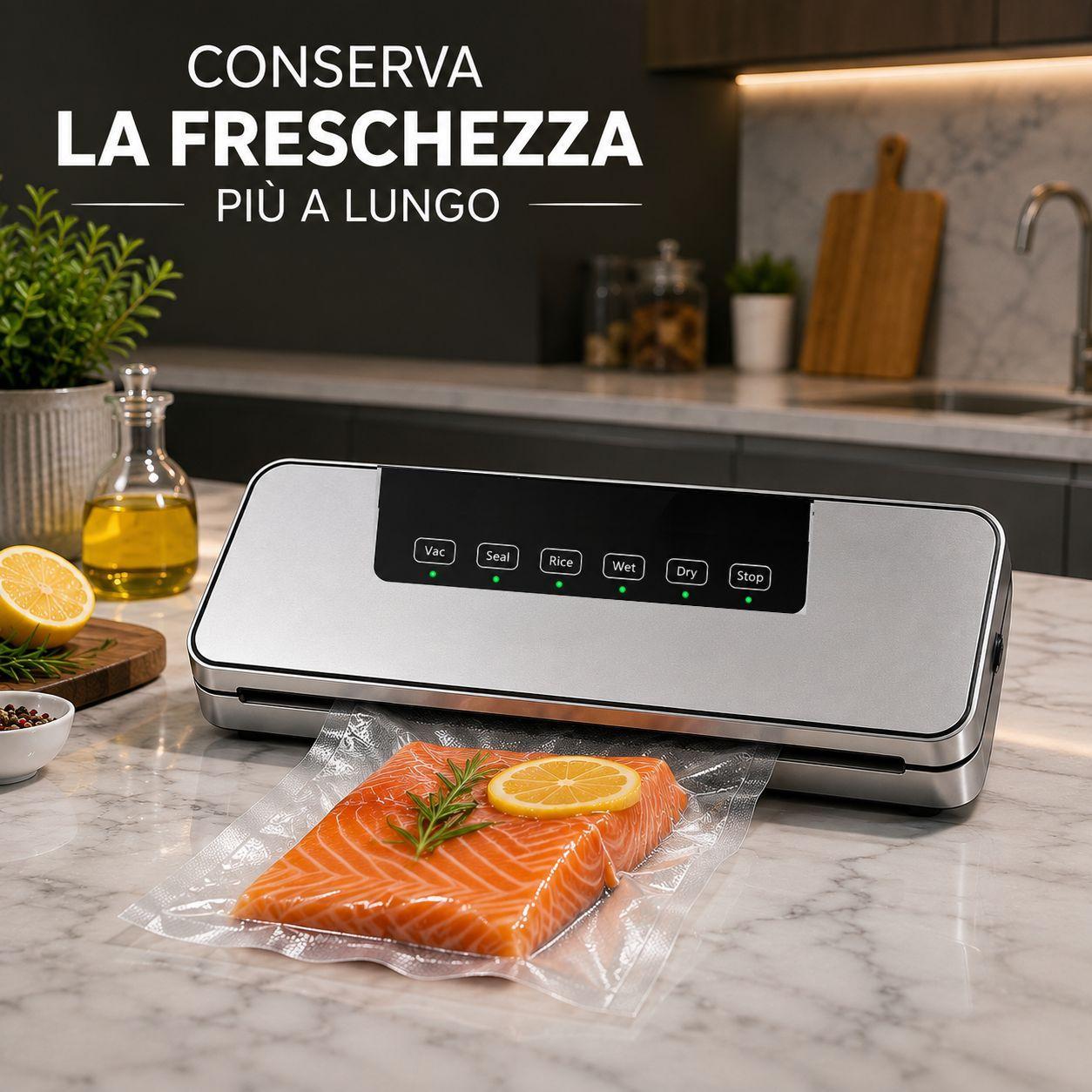  macchina sottovuoto automatica per alimenti con sigillatura ermetica - foto 3