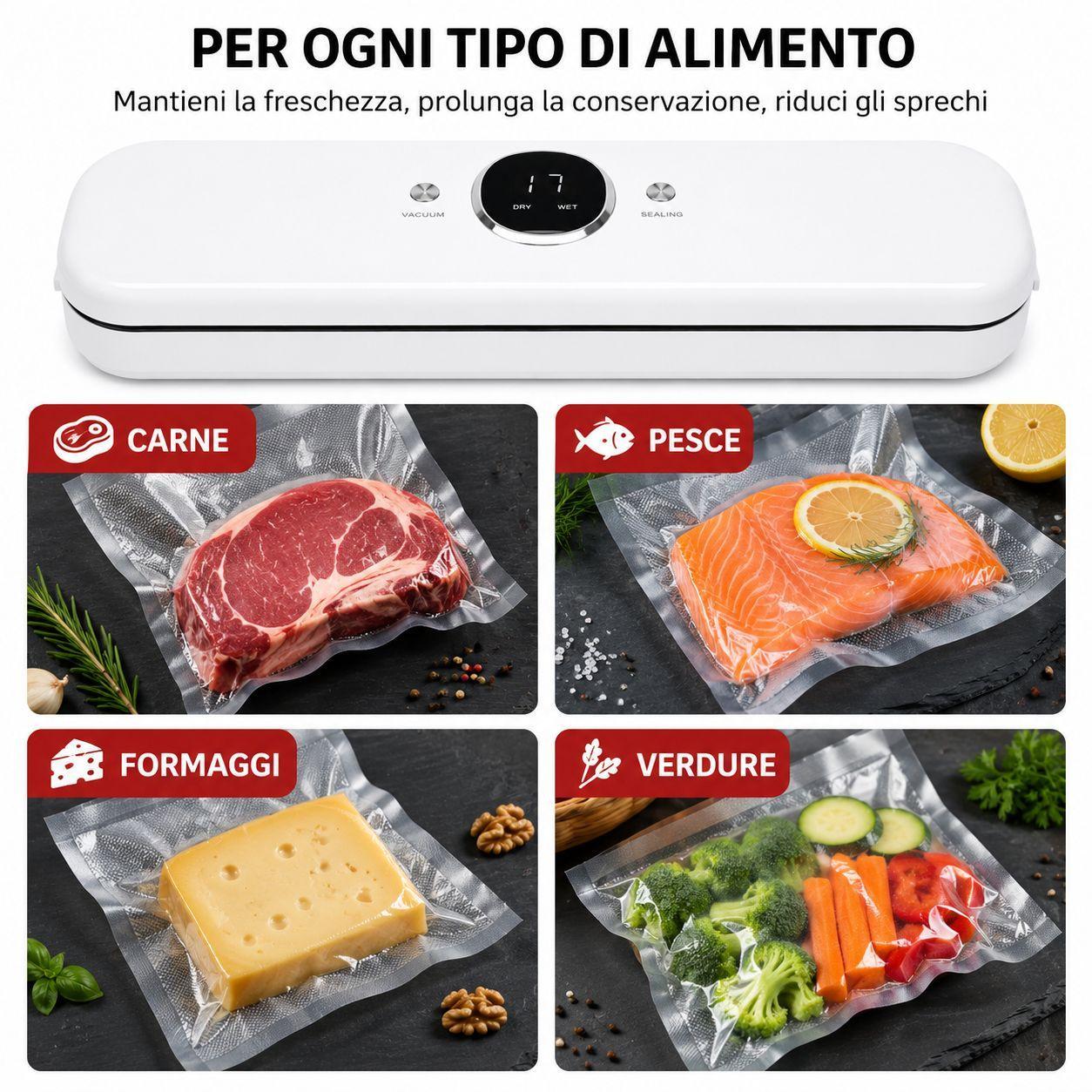  macchina sottovuoto automatica per alimenti con sigillatura ermetica - foto 4