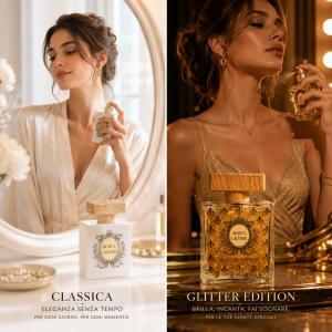 Bora creme eau de parfum 100ml  fragranza elegante e avvolgente con note floreali e ambrate
