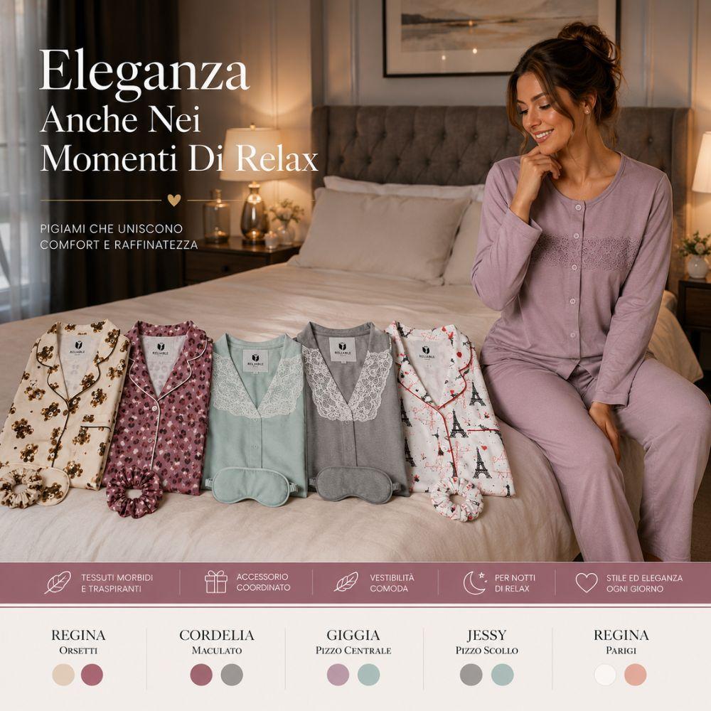 pigiama donna lungo 3 pezzi con accessorio coordinato maglia e pantalone - foto 4 pigiama donna lungo 3 pezzi con accessorio coordinato maglia e pantalone - foto 4