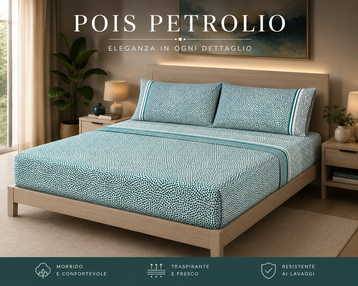  completo letto una piazza e mezzo lenzuolo sopra sotto con angoli e federe - foto 4