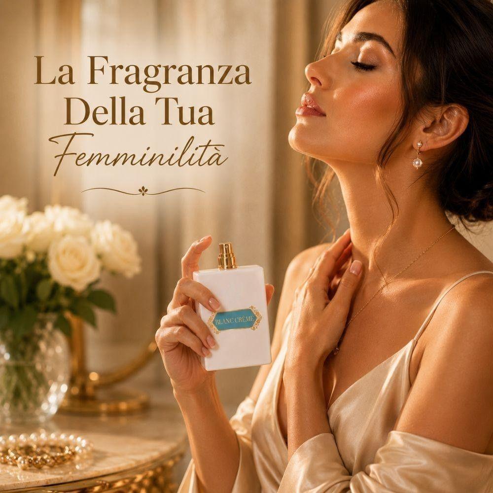  profumo blanc creme eau de parfum 100 ml, classica e glitter edition - foto 4