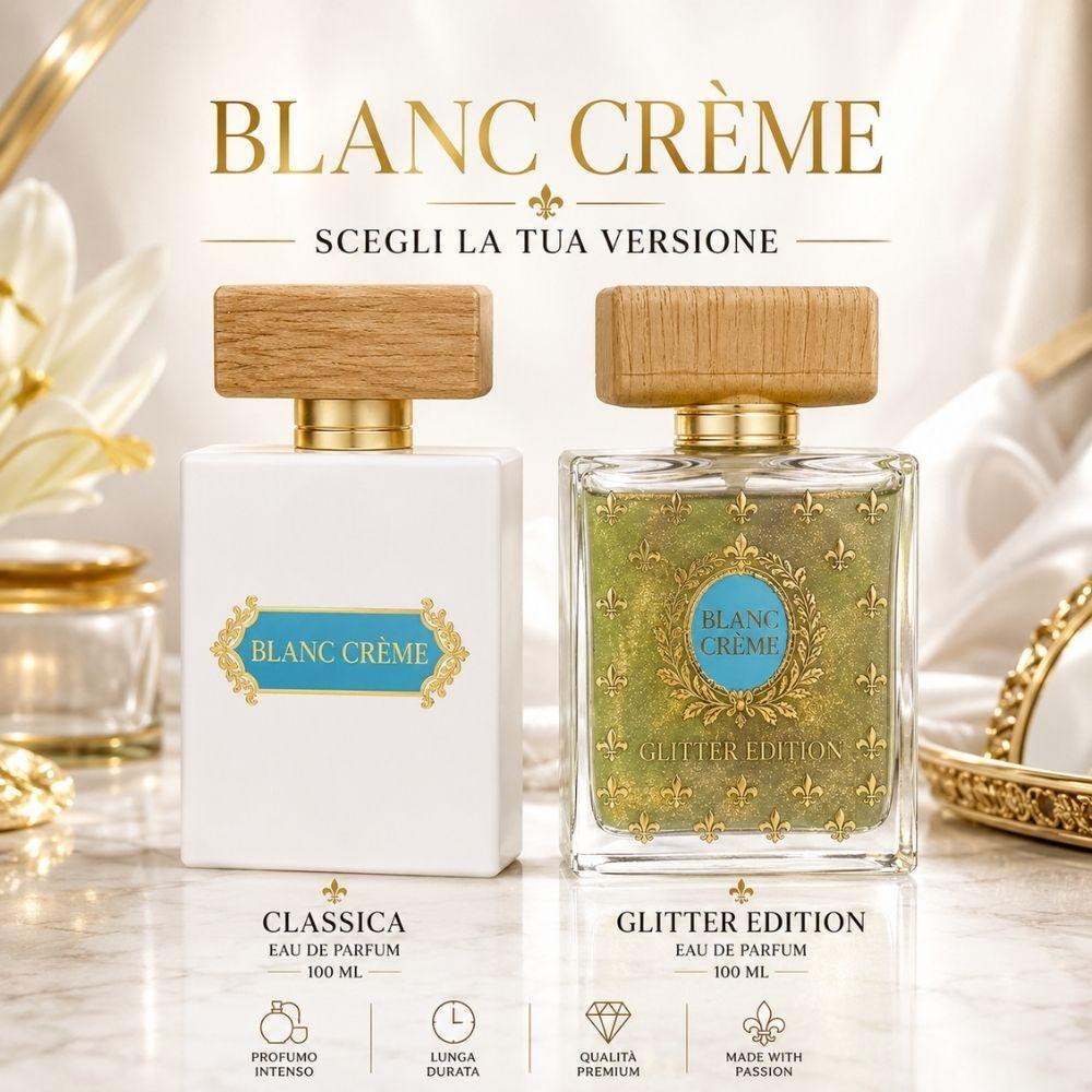  profumo blanc creme eau de parfum 100 ml, classica e glitter edition - foto 5