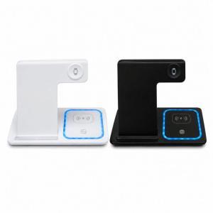 Stazione di ricarica wireless 3 in 1 per smartphone smartwatch e auricolari