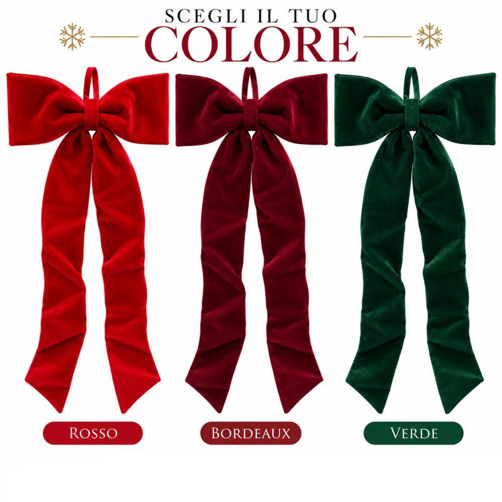 fiocco natalizio decorativo da appendere 40x50 60x70 60x150 cm - foto 4 fiocco natalizio decorativo da appendere 40x50 60x70 60x150 cm - foto 4