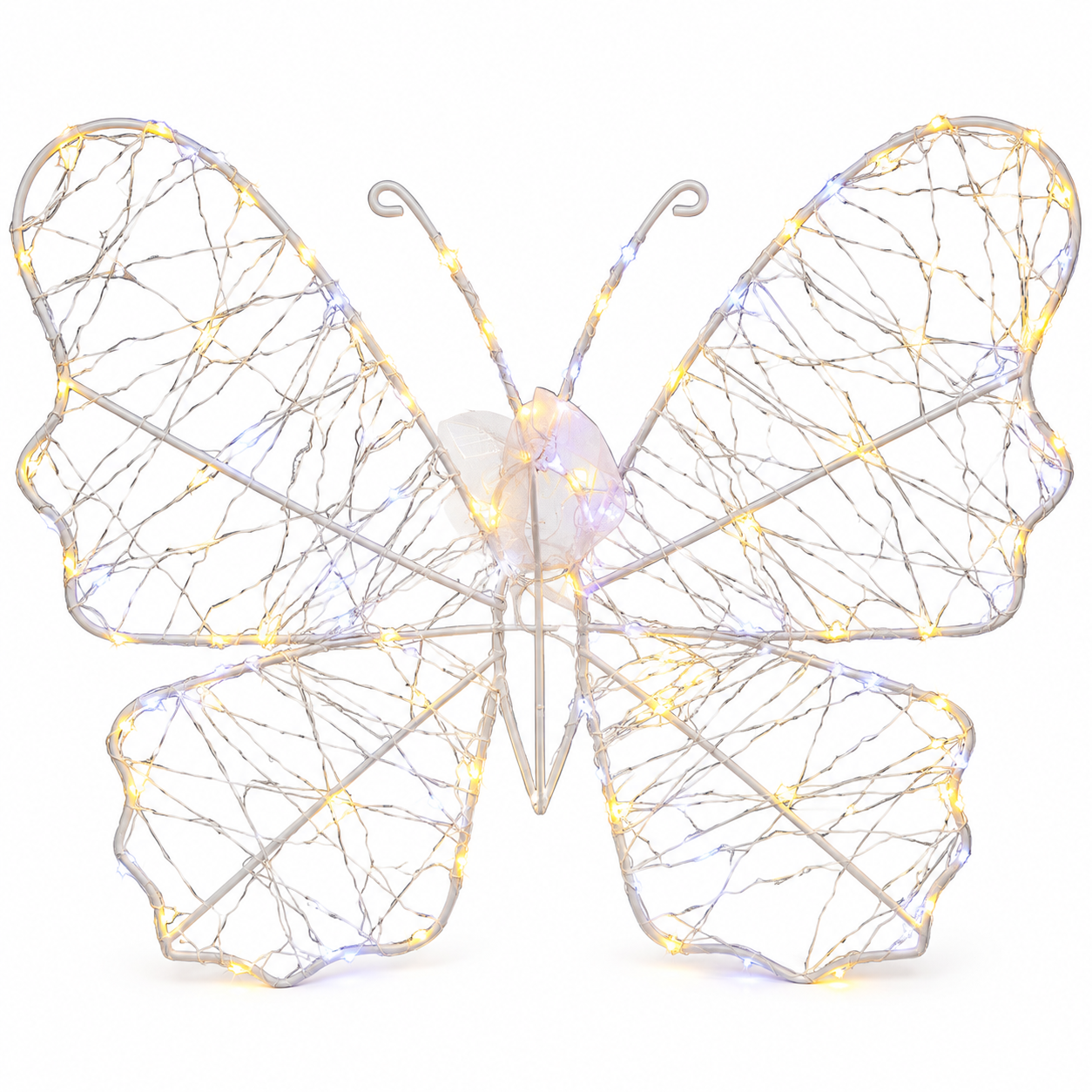 farfalla luminosa led 3d decorativa con micro luci bianco caldo e freddo decorazione interno ed esterno - foto 1 farfalla luminosa led 3d decorativa con micro luci bianco caldo e freddo decorazione interno ed esterno - foto 1