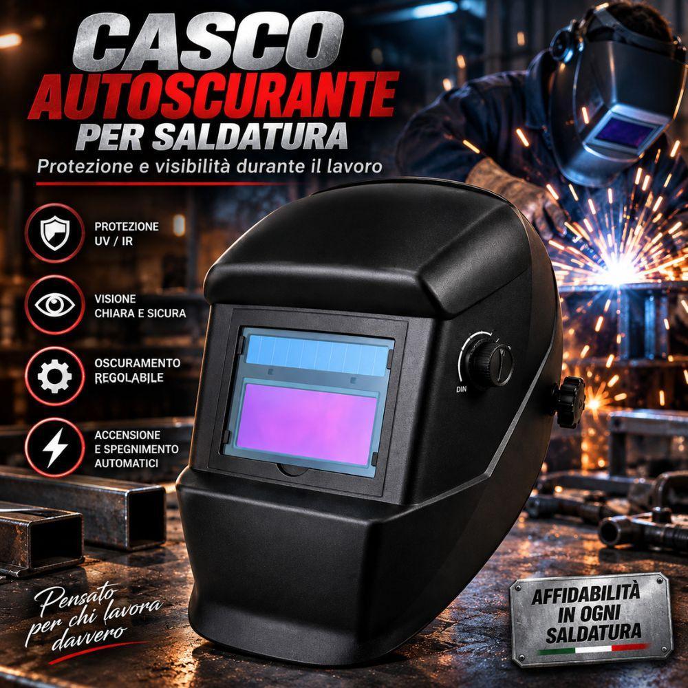 casco per saldatura autoscurante con filtro automatico - foto 4 casco per saldatura autoscurante con filtro automatico - foto 4