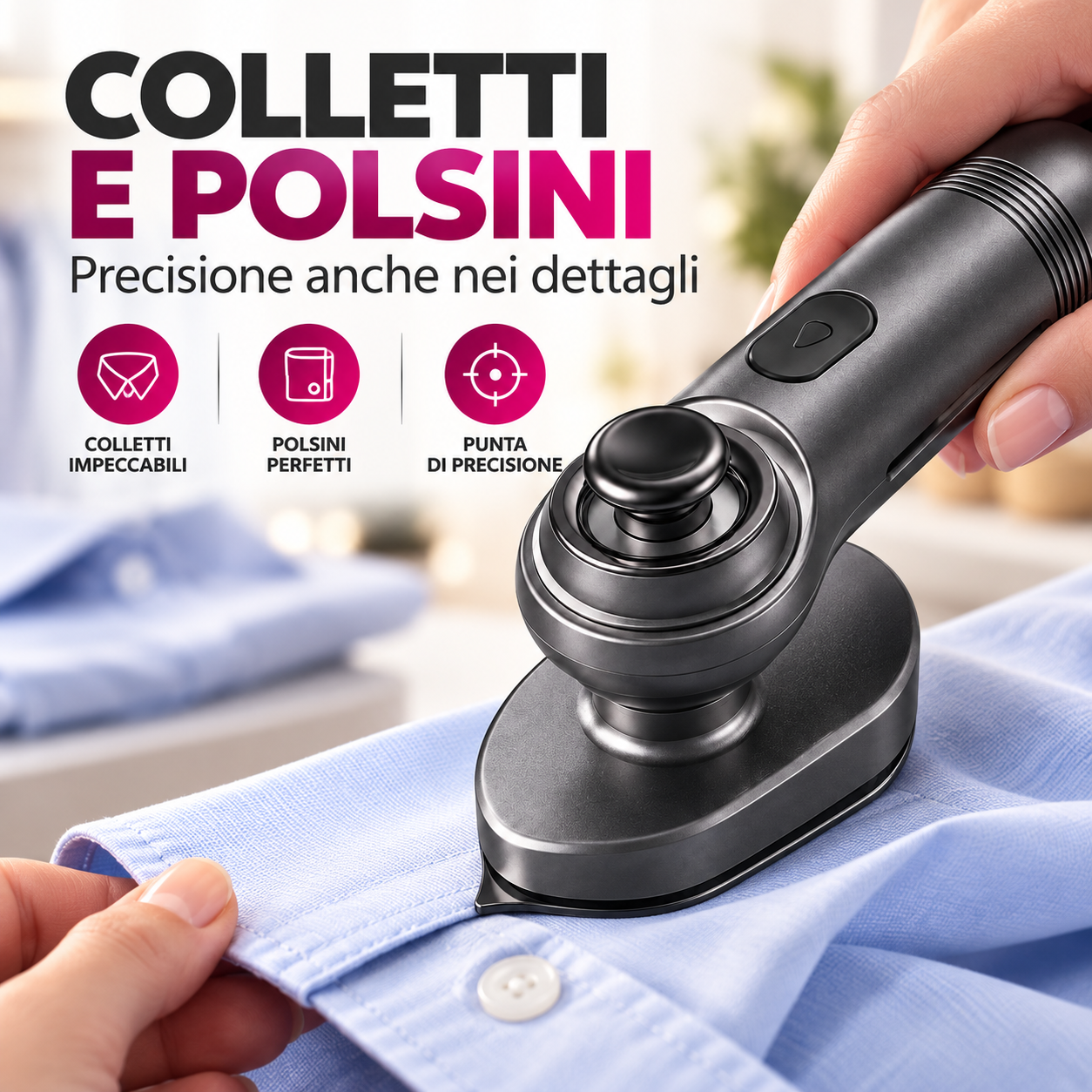 mini ferro da stiro portatile compatto piastra riscaldante con punta di precisione, ideale per casa e viaggio - foto 3 mini ferro da stiro portatile compatto piastra riscaldante con punta di precisione, ideale per casa e viaggio - foto 3