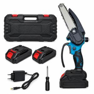 Motosega a batteria con 2 batterie, valigetta e accesso...